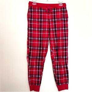 Women's Red Plaid Pajama Pants with Pockets PJ